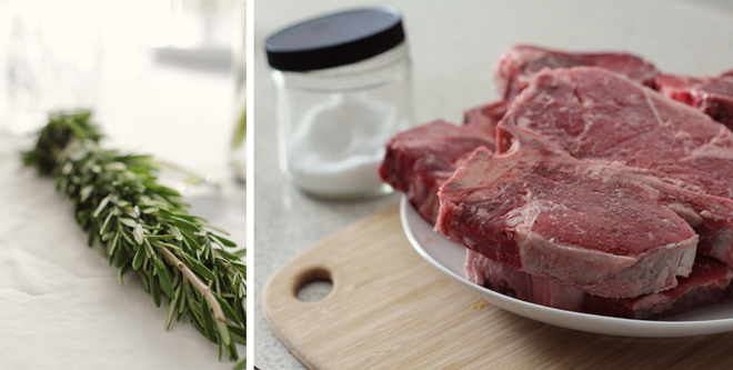 rosemary and steak