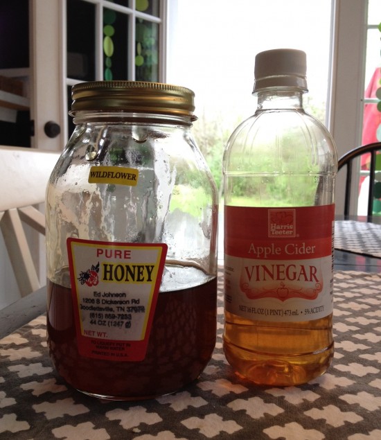 honey and vinegar