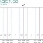 spaced tucks
